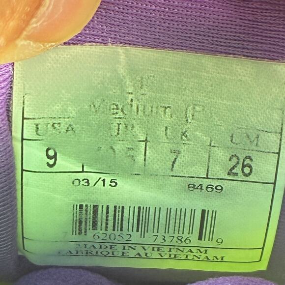 Brooks PureFlow 4 Electric Purple Peacoat Lace Up Running Shoes Women's Size 9 - Picture 10 of 11